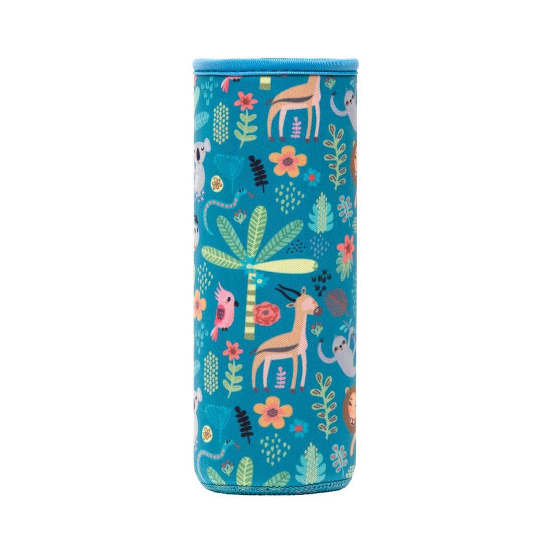 funda de neopreno con diseño de animales para botella flaska de rosca