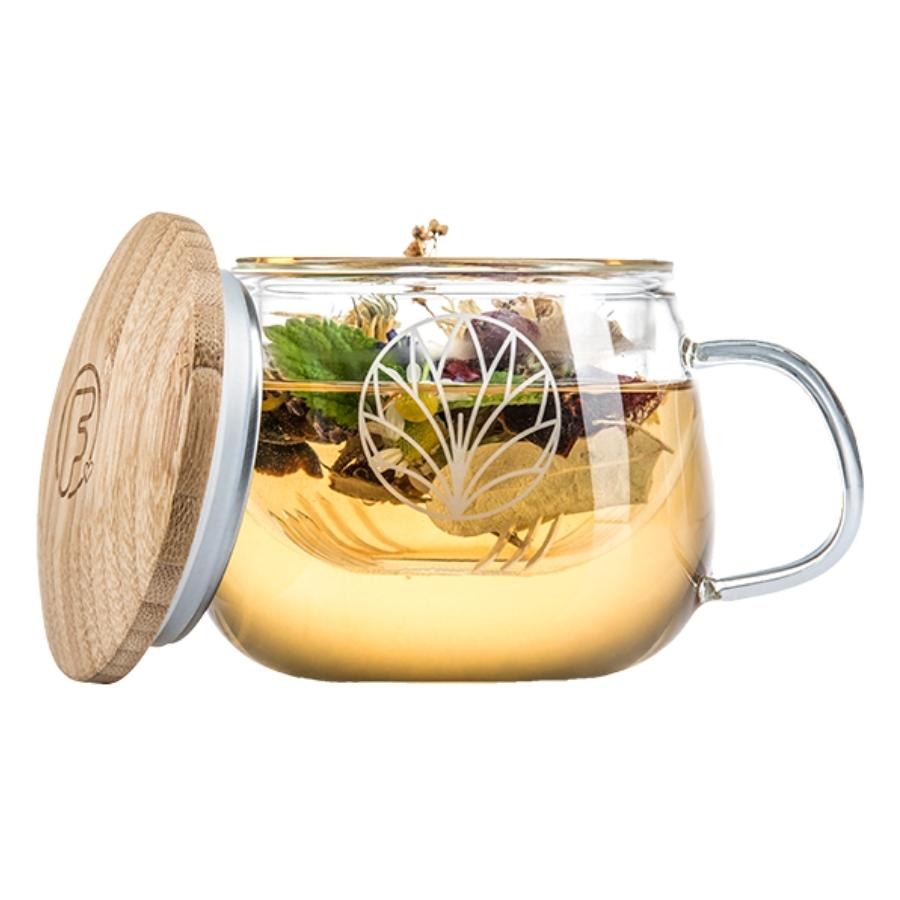 taza para infusion Flaska angelica destapada infusionando
